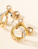 卡地亚家三色环小号金色耳环 商品缩略图2