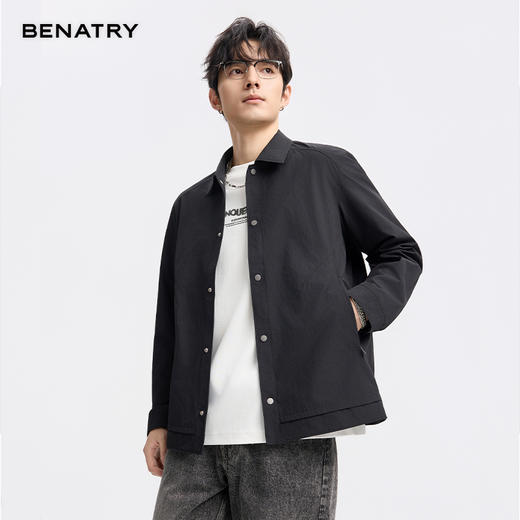 BENATRY贝纳川男士2026春季新款日常百搭夹克ECA100201 商品图3