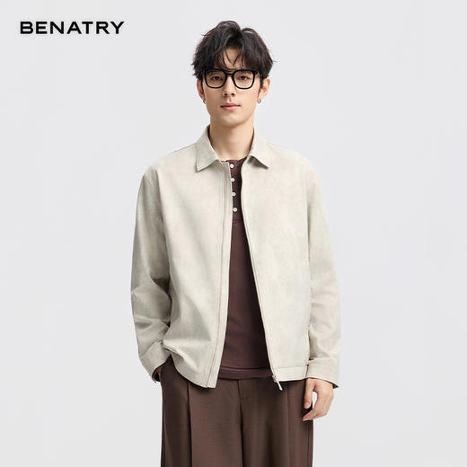 BENATRY贝纳川男士2026春季新款日常百搭夹克ECA100202 商品图2