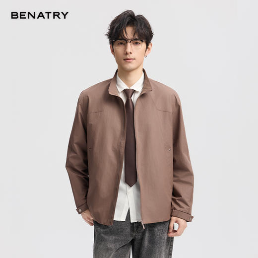 BENATRY贝纳川男士2026春季新款日常百搭夹克ECA100207 商品图4