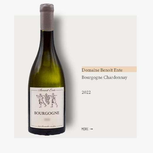Domaine Benoit Ente Bourgogne Chardonnay 2022伯努瓦昂特酒庄霞多丽干白葡萄酒2022 商品图0