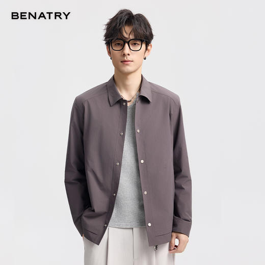 BENATRY贝纳川男士2026春季新款日常百搭夹克ECA100201 商品图1