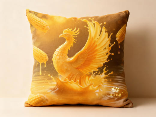 凤归巢 凤凰抱枕 一抱纳福  祥瑞伴朝夕 商品图2