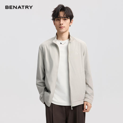 BENATRY贝纳川男士2026春季新款日常百搭夹克ECA100206 商品图4