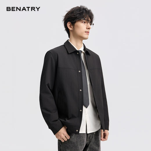 BENATRY贝纳川男士2026春季新款日常百搭夹克ECA100203 商品图3