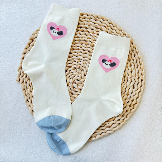 《01 无货勿拍》欢乐萌友JN-002欢乐小狗女款中袜纪念日百货门店同款163297419 商品图4