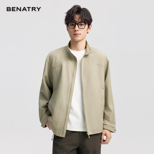 BENATRY贝纳川男士2026春季新款日常百搭夹克ECA100207 商品图5