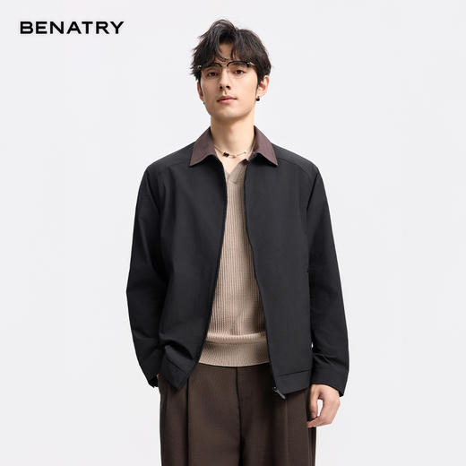 BENATRY贝纳川男士2026春季新款日常百搭夹克ECA100205 商品图3
