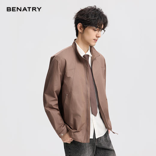 BENATRY贝纳川男士2026春季新款日常百搭夹克ECA100207 商品图3