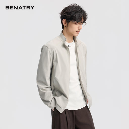 BENATRY贝纳川男士2026春季新款日常百搭夹克ECA100206 商品图5