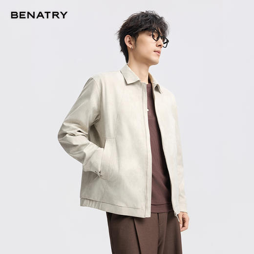 BENATRY贝纳川男士2026春季新款日常百搭夹克ECA100202 商品图1