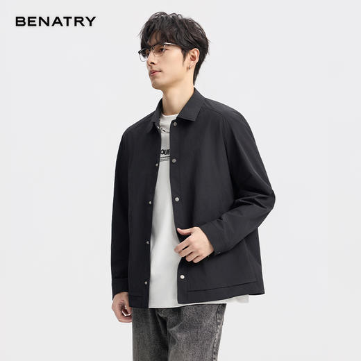 BENATRY贝纳川男士2026春季新款日常百搭夹克ECA100201 商品图4