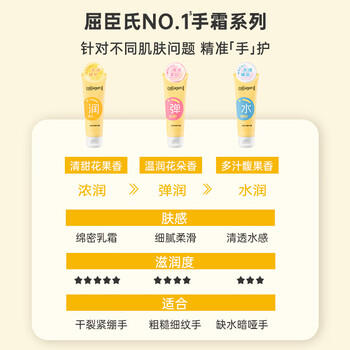 屈臣氏骨胶原弹润护手霜80gx2支紧致弹润 柔润保湿 /美妆护肤 /身体护肤 /护手霜 商品图4