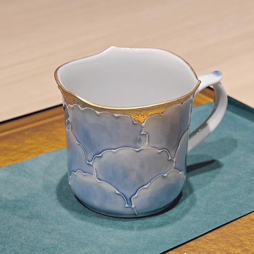 【旬彩 】有田烧-文山窑金边牡丹马克杯 商品图0