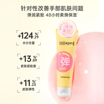 屈臣氏骨胶原弹润护手霜80gx2支紧致弹润 柔润保湿 /美妆护肤 /身体护肤 /护手霜