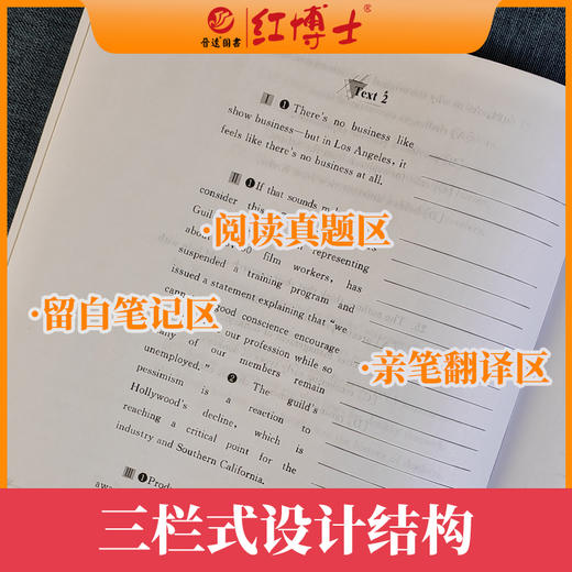 2027晋远图书考研成功英语一真题阅读手译本2007-2026年 红博士晋远图书考研成功 商品图1