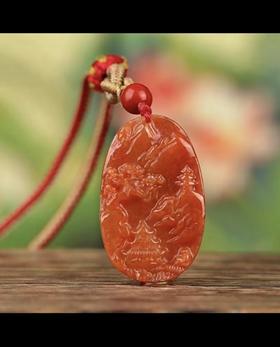 272452福禧来红翡挂坠