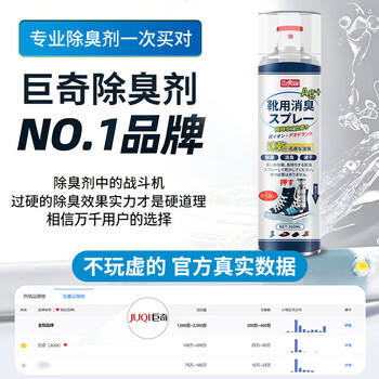 巨奇（JUQI）鞋子除臭剂360ml*3瓶银离子消毒杀菌脚臭喷雾球鞋防臭去异味 /家庭清洁/纸品 /家庭环境清洁 /其它清洁用品 商品图7