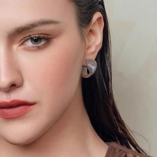 2楼Fellala/翡拉拉「镂空」耳钉耳饰耳环首饰货号926438112吊牌价799现价719 商品图3