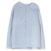 牧衣游原创 打条丝棉外套女新款轻薄宽松蓝色百搭文艺开衫 初醒 商品缩略图4