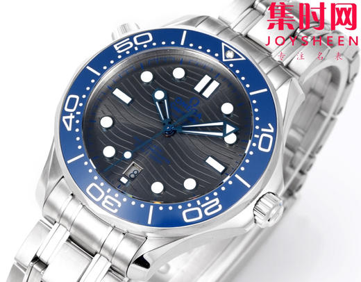 OR欧米茄海马300米系列 灰海马 8800一体机 男士腕表 表径42mm 商品图4