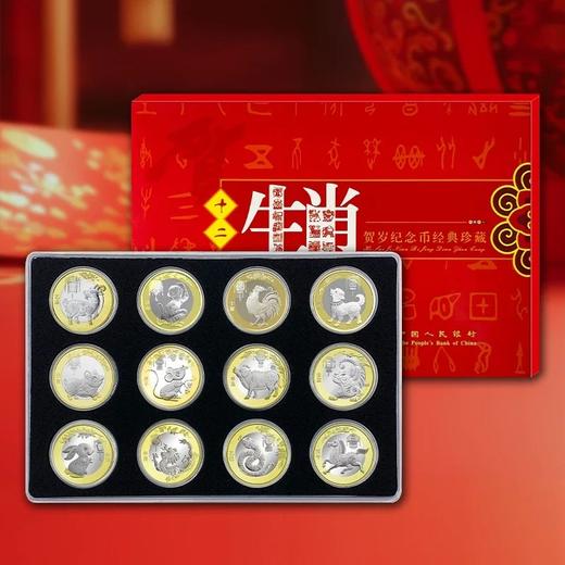 预定！央行十二生肖纪念币大全套12枚可选评级封装 商品图1