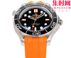 OR欧米茄海马300米系列 心想事“橙” 橙针款 米兰钢带 无历海马 8806一体机 男士腕表 表径42mm 商品缩略图1