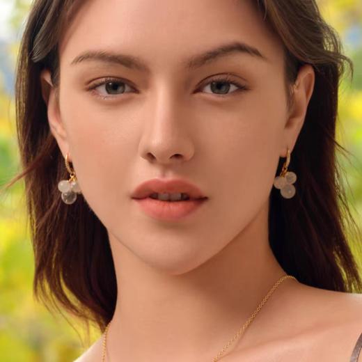 2楼Fellala/翡拉拉「春雨」轻奢高级感耳环耳饰货号926433105吊牌价1299现价1169 商品图4