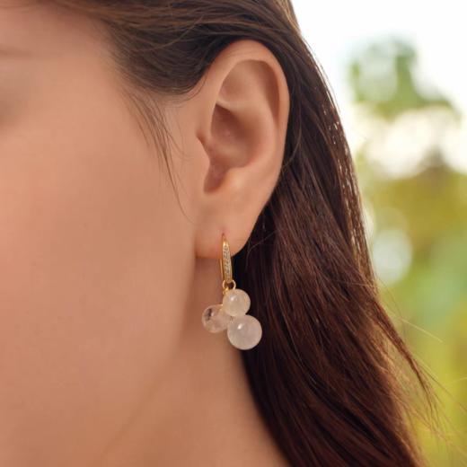 2楼Fellala/翡拉拉「春雨」轻奢高级感耳环耳饰货号926433105吊牌价1299现价1169 商品图2