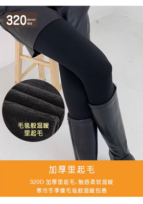 320D里起毛加绒连裤袜TL1851