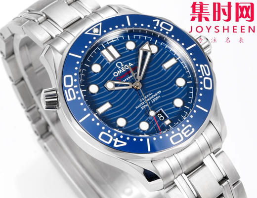 OR欧米茄海马300米系列 蓝海马 8800一体机 男士腕表 表径42mm 商品图4