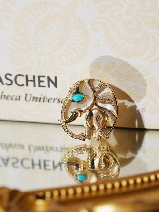 【喆】吉象依偎母贝吊坠 商品图0