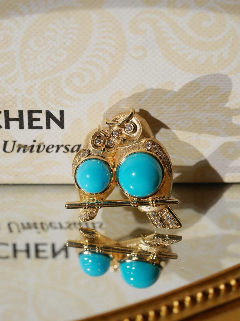 【喆】睡美人猫头鹰吊坠