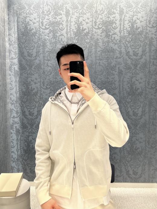 渠道版 迪奥 白色拉链外套 男女同款（ZY*BG） 商品图2