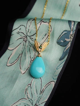 【喆】睡美人天使翅膀吊坠