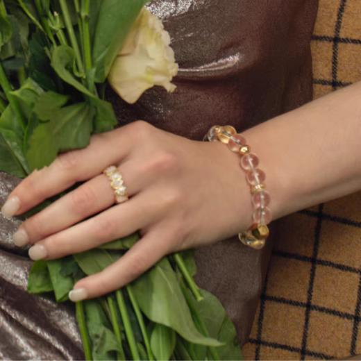 2楼Fellala/翡拉拉「春雨」高级感设计手链货号926433301吊牌价1299现价1169 商品图3