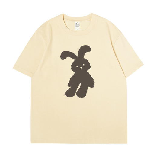 【59元2件】男女同款230g日系重磅短袖t恤男夏季潮牌宽松纯棉印花上衣T恤 商品图13