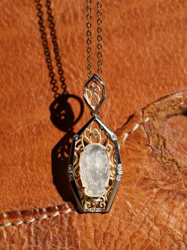 【喆】翡翠龙首吊坠