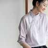 牧衣游原创 22姆米重磅双宫绸净色真丝衬衫新中式真丝上衣 知语 商品缩略图0