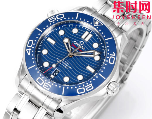 OR欧米茄海马300米系列 蓝海马 8800一体机 男士腕表 表径42mm 商品图3