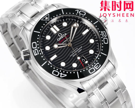 OR欧米茄海马300米系列 黑海马 8800一体机 男士腕表 表径42mm 商品图4