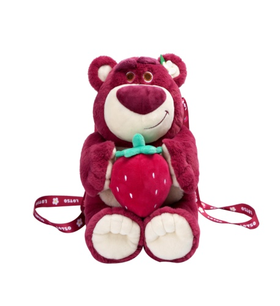 草莓熊抱草莓功能毛绒bj