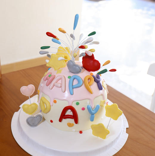 烟花喷泉球形蛋糕 商品图0