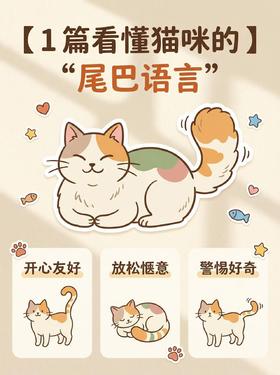 猫咪尾巴读懂术，一篇看懂猫咪尾巴语言