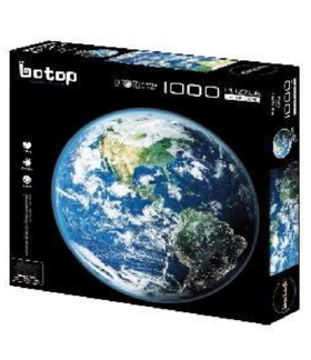 Botop 1000片 地球 圆形bj