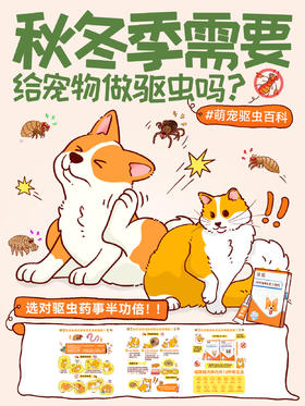 犬猫秋冬可以不驱虫吗？