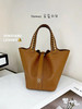 爱马仕 金棕色 拼皮手柄 银锁 epsom皮 18 菜篮子 C刻 商品缩略图0