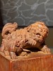 竹根镂雕父子瑞狮钮玺印形方章，顺丰包邮 商品缩略图1