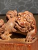 竹根镂雕父子瑞狮钮玺印形方章，顺丰包邮 商品缩略图10