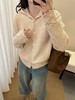 晴日风云~镂空针织帽衫开衫毛衣 商品缩略图4